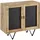 KADIMA DESIGN Sideboard 80 x 75 x 35 cm Braun