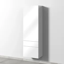 Hochschrank Anschlag links 2morrow (P2274L) 1615x525x350 Weiß-Glanz