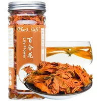 Plant Gift 100% Pure Natural Lily Tea, Lilie, 百合 Lilienblume, Perfekt für Alle Arten Von Handwerk, Premium Lilien, die den Schlaf verbessern, getrockneter Bio-Gesundheits Lilienblüten Tee 35g/1.23oz