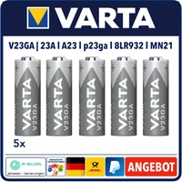 5 Stk Varta Alkaline Batterie 12Volt A23 23A p23ga V23GA MN21 8LR932 Bulkware