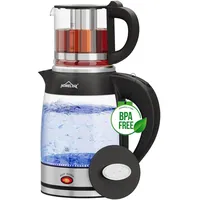 Homelux 2200W Glas Wasserkocher 1.8L + 0.8L Teekocher Teekannen