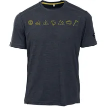 Maul Grinberg fresh - 1/2 T-Shirt+Print - dark grey - 50