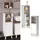 Vicco Senyo Midischrank 30 x 95 x 32 cm Weiß