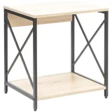 Hti-Living Beistelltisch Cedrik Artisaneiche-Schwarz
