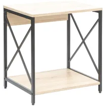 Hti-Living Beistelltisch Cedrik Artisaneiche-Schwarz