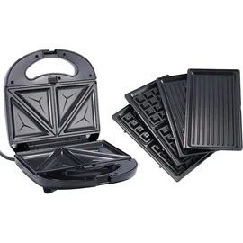 casativo Multi Grill, Waffeleisen, Schwarz
