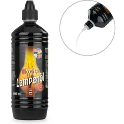 Moritz 1 Liter Lampenöl für Öllampen Bambusfackeln Gartenfackel und Wandfackeln
