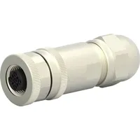 TE Connectivity T4110411041-000 Sensor-/Aktor-Steckverbinder, unkonfektioniert M12 Buchse, gerade Polzahl