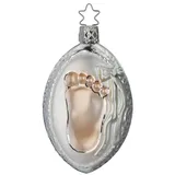 INGE-GLAS Babys Fußabdruck, 9 cm