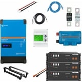 HUSATECH PowerSet 1 Phasig mit Victron MultiPlus-II 48/5000/70-50 GX und 10,6 kWh Pylontech US3000C Speicher