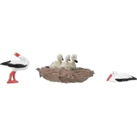 FALLER H0 Störche Bemalt, Stehend, Sitzend