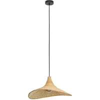 EGLO Haxey 1-flg. 50 cm geschwungen schwarz