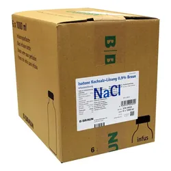 Kochsalzlösung 0,9% Glasflasche