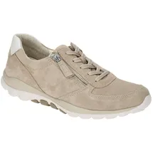 Gabor rollingsoft oasi Damen Sneaker, Frauen Halbschuhe,schnürschuhe,schnürer,straßenschuhe,Strassenschuhe,Sportschuhe,oasi/Weiss,39 EU / 6 UK