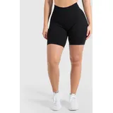 SMILODOX Shorts Maria Solid Scrunch in Schwarz | Gr.: XS