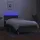 vidaXL Boxspringbett 100 x 200 cm Dunkelgrau