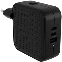 Targus Hyper® HyperJuice 70W USB-C GaN Reise-Ladegerät (3C+1A) - Schwarz