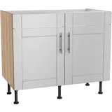 OPTIFIT Spülenschrank »Ahus«, Breite 100 cm, grau