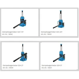 Güde Stempelwagenheber GSH 20T