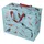 Dotcomgiftshop Aufbewahrungstasche XXL 55 x 48 x 28 cm Polyester Birds