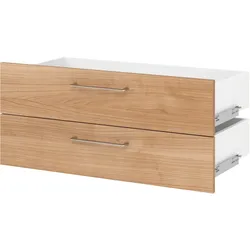Hammerbacher-Schubladen für 80 cm breite Schränke, 1 OH, BS, Nussbaum-V918S2/N/BS