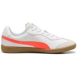 Puma King 21 IT Hallenschuhe Herren Puma White/Glowing Red 37,5