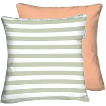 Tom Tailor Kissenbezug STRIPES WITH A KICK 40 x 80 cm Hellgrün