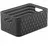 Aufbewahrungskorb Country 4 l 23,7 x 15,8 x 10,8 cm anthrazit