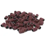 Aba Group Schleifkappen Set - Robust Nagelfräser Aufsätze - Bits für Nagelfräser - Schleifhülsen Nagelfräse - Nagelfräser Bit Gradation 80 - Schleifkappen Nagelfräser 100 Stück