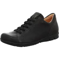 THINK! King Chromfrei Gegerbte Nachhaltige Wechselfußbett Slipper, 0000 Schwarz, 41 EU