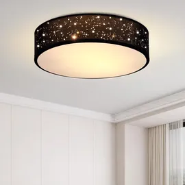 monzana Sternenhimmel 2-flammig rund schwarz