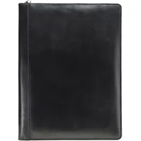 Esquire Eco Schreibmappe Leder 24 cm schwarz