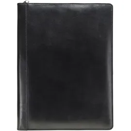 Esquire Eco Schreibmappe Leder 24 cm schwarz