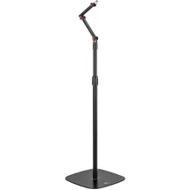 Maclean Brackets Maclean MC-337 Professioneller Mikrofonständer | Verstellbare Höhe von 626 bis 1694 mm | Maximale Belastung 1 kg | Gewinde 3/8" und 5/8" | Universalmikrofonhalterung