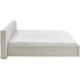 Meise Möbel Polsterbett »Cube«, mit Bettkasten beige , Maße (cm): B: 218 H: 82