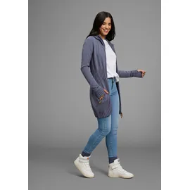 KangaROOS Kapuzenstrickjacke grau 36/38