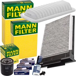 Mann Filter Inspektionspaket Filtersatz Für Toyota Aygo Citröen C1 Peugeot 107: Filter, Innenraumluft Toyota: 88508yzz01 Amc Filter: Tc1017 Blue Print