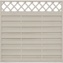 Andrewex Sichtschutzzaun Element Country 180 cm x 180 cm cream