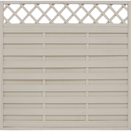 Andrewex Sichtschutzzaun Element Country 180 cm x 180 cm cream