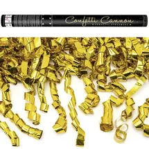 Partydeco Konfetti Kanone 80 cm Gold