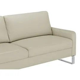Max Schelling Ledersofa 2-Sitzer Creme