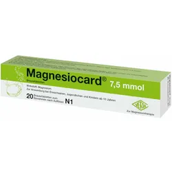 MAGNESIOCARD 7,5 mmol Brausetabletten 20 St Brausetabletten
