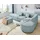 Andas Sofa-Eckelement »Alesund«, als Einzelteile oder Modulteil blau