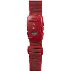 Samsonite Koffergurt Travel Accessories Luggage Strap TSA Lock red