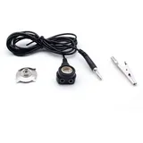 Quadrios ESD-Erdungskabel 1.80m Klemme, Druckknopf 10 mm, Buchse, Krokodilklemme