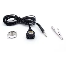 Quadrios ESD-Erdungskabel 1.80m Klemme, Druckknopf 10 mm, Buchse, Krokodilklemme