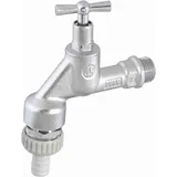 Schlösser Armaturen Js Auslaufventil Mit Rb,Rv,Sv Knebel-Ot,Schw,1/2",Matt Chr,Dvgw