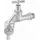 Schlösser Armaturen Js Auslaufventil Mit Rb,Rv,Sv Knebel-Ot,Schw,1/2",Matt Chr,Dvgw