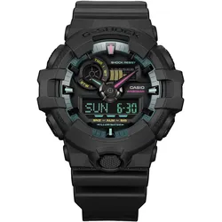 Chronograph CASIO G-SHOCK Armbanduhren schwarz Herren Quarzuhr, Armbanduhr, Herrenuhr, analog, digital