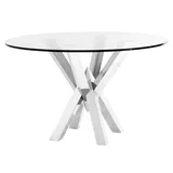 Casa Padrino Ø 125 cm silber